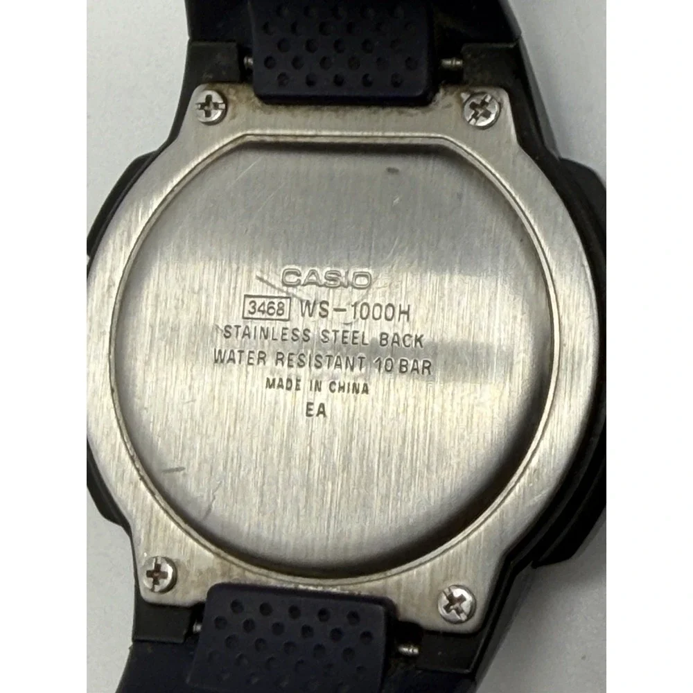 Casio WS-1000H New Battery Mens Digital Watch‎ 42MM 8.5